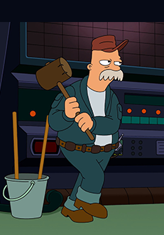 Futurama S10E03 - Mallet Melee Scruffy - 13-04